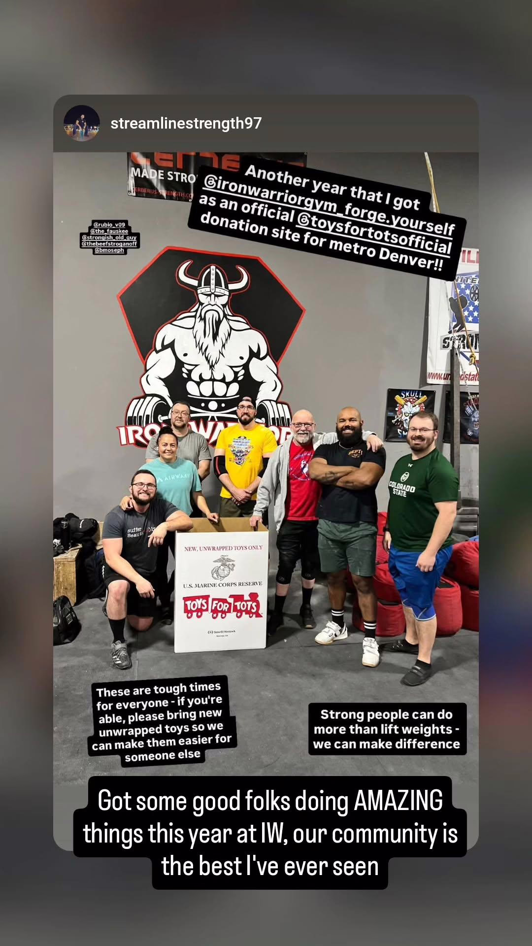 Iron Warrior Gym community event